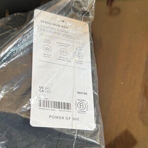 Athleta Speed Run Bra - Black